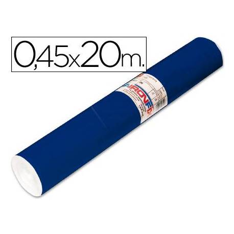 Aironfix Rollo Adhesivo 45cm x 20mt Unicolor Azul Mate Oscuro 100 MC