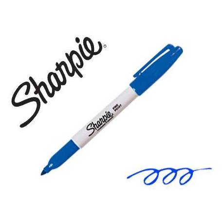 Rotulador de punta fina Sharpie® Color Azul/Blanco