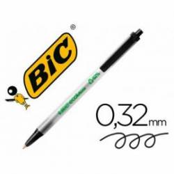 Boligrafo Bic ECOlutions Clic Stic color Negro 0,4 mm
