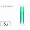 RECAMBIO BOLIGRAFO Q-CONNECT RETRACTIL BORRABLE VERDE CAJA DE 3 UNIDADES
