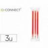 Recambio Boligrafo Q-Connect Retractil KF11059 Color Rojo Caja 3 unidades