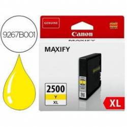 Cartucho Canon PGI-2500 XL Maxify color amarillo 9267B001