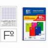 Bloc marca Oxford Folio Cuadricula 4 mm 80 hojas Pack de 5 unidades COLORES SURTIDOS