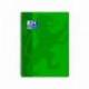 Bloc Oxford Folio School Classic Cuadricula 4 mm 80 hojas color Verde