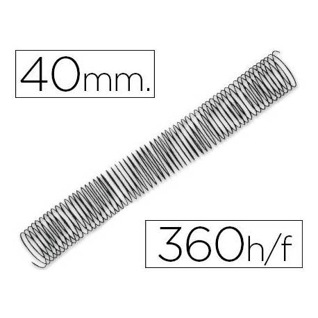 Espiral metalico marca Q-Connect 64 5:1 40mm 1,2mm