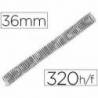 Espiral metalico marca Q-Connect 64 5:1 36mm 1,2mm