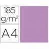 Cartulina Gvarro color Malva A4 185 g/m2 Paquete de 50