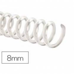 Espiral Plastico Q-Connect Transparente de 32 Paso 5:1 8mm 1.8mm