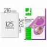Bolsa de plastificar autoadhesivas Q-Connect DIN A5 125 micras 100 unidades