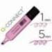Rotulador Q-Connect Fluorescente Pastel Color Violeta