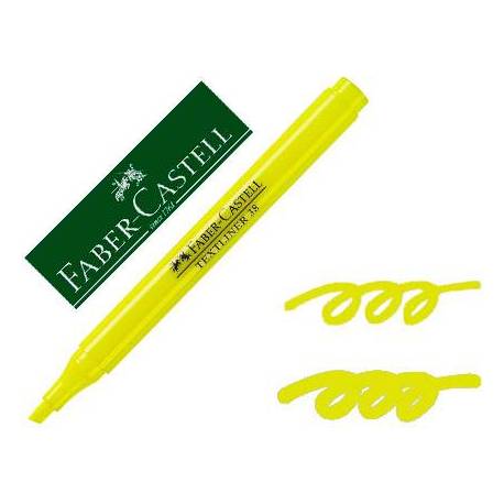Rotulador Faber Castell fluorescente Textliner 38 amarillo (151872)