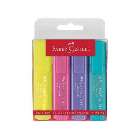 Rotulador Faber Castell fluorescente Textliner 38 estuche 8 unidades  colores surtidos