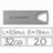 Memoria usb 32 Gb Q-CONNECT 2.0 Flash Premium plateado