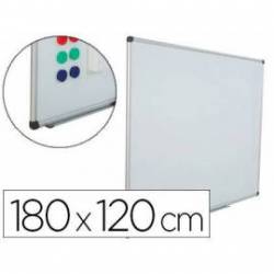 Pizarra Blanca Rocada Acero Vitrificado Magnética marco 120x180 cm