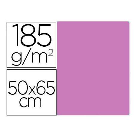 Cartulina Gvarro color Malva 50x65 cm 185 gr