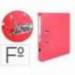 Archivador de palanca Liderpapel folio color rojo lomo 52 mm