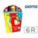 Rotulador Giotto Bebe Punta Gruesa Caja 6 colores