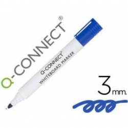 Rotulador Q-Connect para pizarra blanca 3 mm color azul