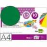 Goma eva liderpapel color verde paquete de 10 hojas