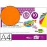 Goma eva liderpapel color naranja paquete de 10 hojas