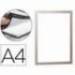 Porta anuncios Durable magnetico adhesivo A4 plata