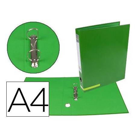 Carpeta marca Liderpapel cartÃ³n forrado Color System A4 verde 
