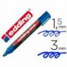 Rotulador Permanente Edding 300 Color Azul Punta Redonda