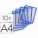 Funda portacatalogo Tarifold Din A4 color azul pack de 10