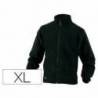 Chaqueta polar DeltaPlus color negro talla XL
