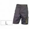 Bermuda de trabajo DeltaPlus gris talla L