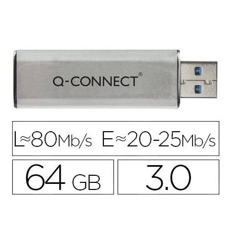 Memoria usb marca Q-connect flash 64GB