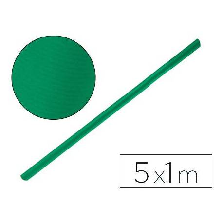 Bobina papel tipo kraft Liderpapel 65 g/m² 5 x 1 m verde musgo