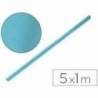 Bobina papel tipo kraft Liderpapel 65 g/m² 5 x 1 m azul turquesa