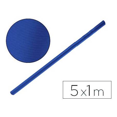 Bobina papel tipo kraft Liderpapel 65 g/m² 5 x 1 m azul azurita