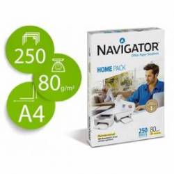 250 Hojas Papel fotocopiadora Navigator Home Pack DIN A4