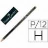 Lapices de grafito marca Faber Castell 9000 H
