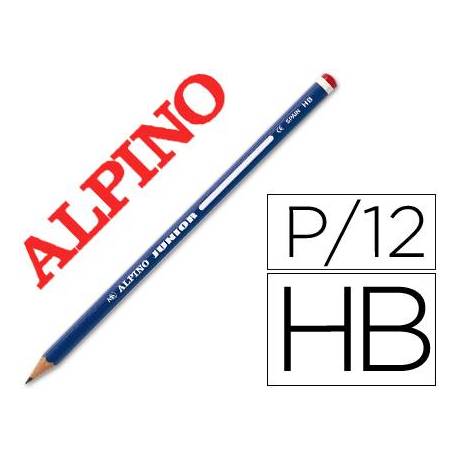 Lapices de grafito Alpino Junior HB