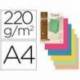 Subcarpeta Exacompta Foldyne din A4 250 gr pack de 100 colores surtidos vivos