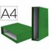 Caja archivador marca Liderpapel de palanca Din A4 documenta Verde