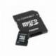Memoria Flash USB Micro SDHC Q-connect 16GB con adaptador