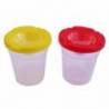 Bote limpia pinceles Artist plastico color