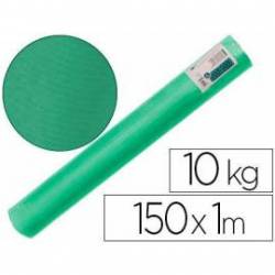 Bobina papel tipo kraft verdujado Liderpapel 65 g/m² 1x150 mt color Verde