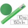 Bobina papel tipo kraft verdujado Liderpapel 65 g/m² 1x150 mt color verde