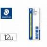 Lapices Fluorescentes Staedtler Triangular Top Star Amarillo Caja de 12 unidades