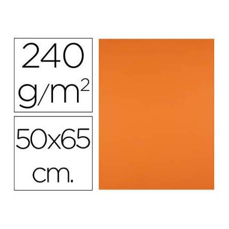 Cartulina Liderpapel Naranja 50x65 cm 240 gr Paquete de 25 unidades