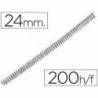 Espiral Metálico Q-Connect Paso 64 5:1 24 mm 1,2mm