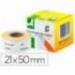 Etiqueta Adhesiva Q-Connect KF 18541 Compatible Dymo 21x50 mm Caja de 220 uds