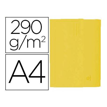 Subcarpeta Cartulina Reciclada DIN A4 Exacompta con bolsa Amarillo 290 gr