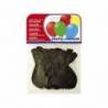 Globos Pastel Negro Bolsa de 20 unidades