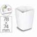 Cubilete Cep magnetico color Blanco 78x74x95mm